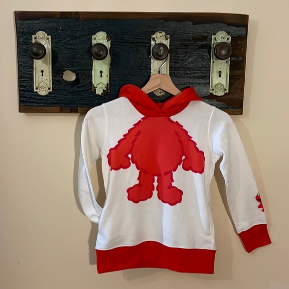 Universal Studios Japan Sesame Street Elmo Hoodie Sweater - Picture 3 of 14